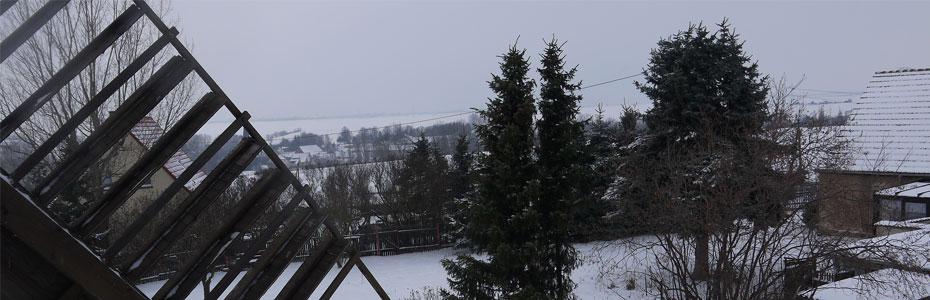 Winterabend  in Polleben